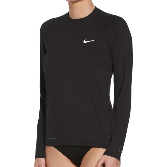 NWT Nike Women’s Long-Sleeve Hydroguard Swim Shirt Size XL - Picture 1 of 4